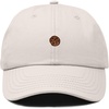 image:imageDALIX Cookie Embroidered Dad Hat Cotton Cap Adjustable Strap Chocolate Chip Dessert Low Profile WomensBeige