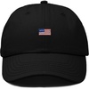 image:imageDALIX Lil USA Flag Embroidered Dad Hat Adjustable Cotton Baseball Cap Unstructured Low Profile Everyday Americana HatBlack