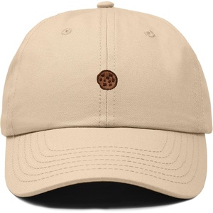 image:imageDALIX Cookie Embroidered Dad Hat Cotton Cap Adjustable Strap Chocolate Chip Dessert Low Profile WomensKhaki