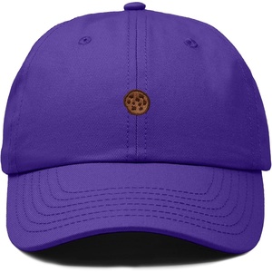 image:imageDALIX Cookie Embroidered Dad Hat Cotton Cap Adjustable Strap Chocolate Chip Dessert Low Profile WomensPurple