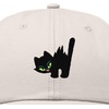 image:imageDALIX Blink Black Cat Embroidered Cotton Outdoor Baseball Cap Dad Hat WomensBeige