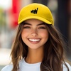 image:imageDALIX Blink Black Cat Embroidered Cotton Outdoor Baseball Cap Dad Hat WomensGold