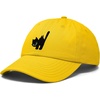 image:imageDALIX Blink Black Cat Embroidered Cotton Outdoor Baseball Cap Dad Hat WomensGold