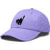image:imageDALIX Blink Black Cat Embroidered Cotton Outdoor Baseball Cap Dad Hat WomensLavender