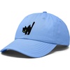 image:imageDALIX Blink Black Cat Embroidered Cotton Outdoor Baseball Cap Dad Hat WomensLight Blue