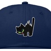 image:imageDALIX Blink Black Cat Embroidered Cotton Outdoor Baseball Cap Dad Hat WomensNavy Blue