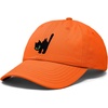 image:imageDALIX Blink Black Cat Embroidered Cotton Outdoor Baseball Cap Dad Hat WomensOrange