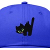 image:imageDALIX Blink Black Cat Embroidered Cotton Outdoor Baseball Cap Dad Hat WomensRoyal Blue