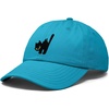 image:imageDALIX Blink Black Cat Embroidered Cotton Outdoor Baseball Cap Dad Hat WomensTeal