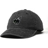 image:imageDALIX Blink Black Cat Embroidered Cotton Outdoor Baseball Cap Dad Hat WomensWashed Black