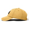image:imageDALIX Blink Black Cat Embroidered Cotton Outdoor Baseball Cap Dad Hat WomensWashed Gold