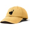 image:imageDALIX Blink Black Cat Embroidered Cotton Outdoor Baseball Cap Dad Hat WomensWashed Gold