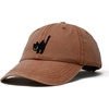 image:imageDALIX Blink Black Cat Embroidered Cotton Outdoor Baseball Cap Dad Hat WomensWashed Orange