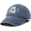 image:imageDALIX Girl Power Baseball Cap Denim Dad Hat Womens Girls TeensNavy Blue