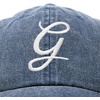 image:imageDALIX Initial Hat Letter G Blue Vintage Womens Baseball Cap Monogram Embroidered