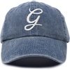 image:imageDALIX Initial Hat Letter G Blue Vintage Womens Baseball Cap Monogram Embroidered