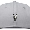image:imageDALIX Lobster Embroidered Adjustable Cotton Twill Dad Hat for WomenGray