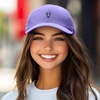 image:imageDALIX Lobster Embroidered Adjustable Cotton Twill Dad Hat for WomenLavender