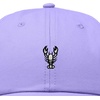 image:imageDALIX Lobster Embroidered Adjustable Cotton Twill Dad Hat for WomenLavender