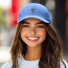 image:imageDALIX Lobster Embroidered Adjustable Cotton Twill Dad Hat for WomenLight Blue