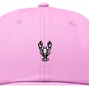 image:imageDALIX Lobster Embroidered Adjustable Cotton Twill Dad Hat for WomenLight Pink