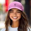 image:imageDALIX Lobster Embroidered Adjustable Cotton Twill Dad Hat for WomenLight Pink