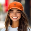 image:imageDALIX Lobster Embroidered Adjustable Cotton Twill Dad Hat for WomenOrange