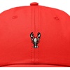 image:imageDALIX Lobster Embroidered Adjustable Cotton Twill Dad Hat for WomenRed