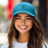 image:imageDALIX Lobster Embroidered Adjustable Cotton Twill Dad Hat for WomenTeal