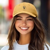 image:imageDALIX Lobster Embroidered Adjustable Cotton Twill Dad Hat for WomenWashed Gold