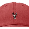 image:imageDALIX Lobster Embroidered Adjustable Cotton Twill Dad Hat for WomenWashed Red