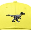 image:imageDALIX Velociraptor Embroidered Dinosaur Cotton Summer Outdoor Baseball Cap Dad Hat MensYellow