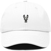 image:imageDALIX Lobster Embroidered Adjustable Cotton Twill Dad Hat for WomenWhite