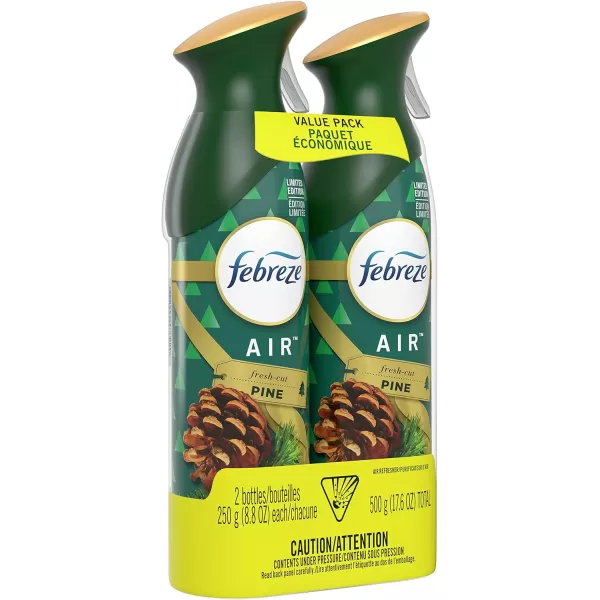 Febreze Air Freshener and Odor Eliminator Spray, Linen &amp; Sky and Hawaiian Aloha Scents, 8.8oz )