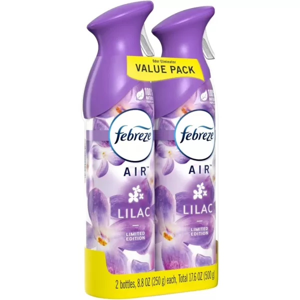 Febreze Air Freshener and Odor Eliminator Spray, Linen &amp; Sky and Hawaiian Aloha Scents, 8.8oz )