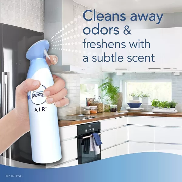 Febreze Air Freshener and Odor Eliminator Spray, Linen &amp; Sky and Hawaiian Aloha Scents, 8.8oz )
