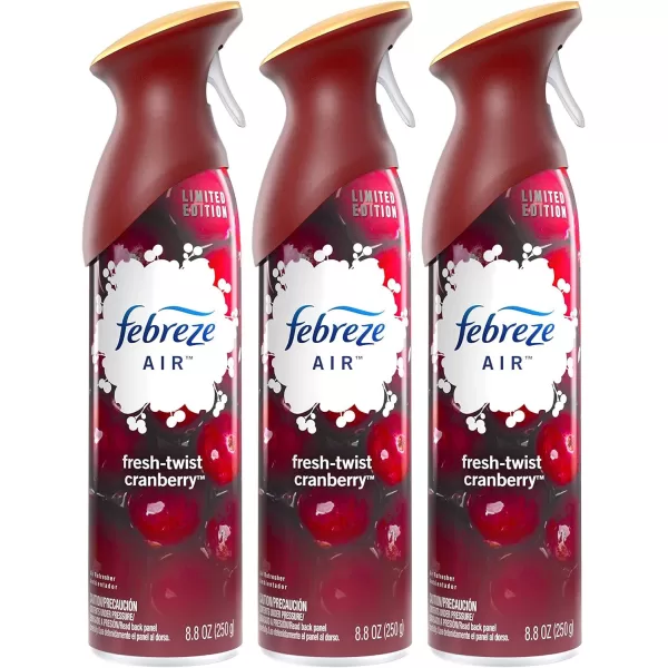 Febreze Air Freshener and Odor Eliminator Spray, Linen &amp; Sky and Hawaiian Aloha Scents, 8.8oz )