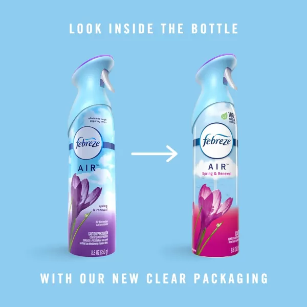 Febreze Air Freshener and Odor Eliminator Spray, Linen &amp; Sky and Hawaiian Aloha Scents, 8.8oz )
