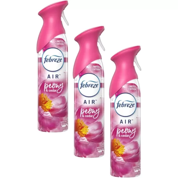 Febreze Air Freshener and Odor Eliminator Spray, Linen &amp; Sky and Hawaiian Aloha Scents, 8.8oz )