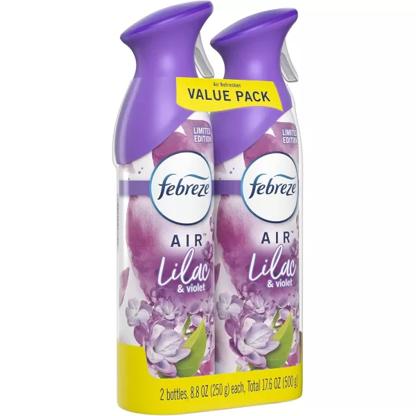 Febreze Air Freshener and Odor Eliminator Spray, Linen &amp; Sky and Hawaiian Aloha Scents, 8.8oz )