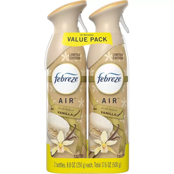 Febreze Air Freshener and Odor Eliminator Spray, Linen &amp; Sky and Hawaiian Aloha Scents, 8.8oz )