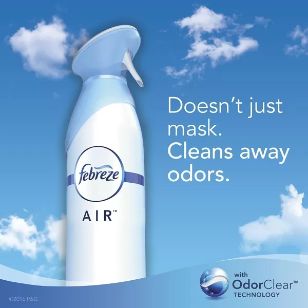 Febreze Air Freshener and Odor Eliminator Spray, Linen &amp; Sky and Hawaiian Aloha Scents, 8.8oz )