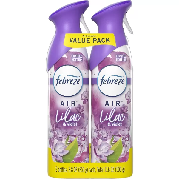 Febreze Air Freshener and Odor Eliminator Spray, Linen &amp; Sky and Hawaiian Aloha Scents, 8.8oz )
