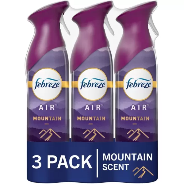 Febreze Air Freshener and Odor Eliminator Spray, Linen &amp; Sky and Hawaiian Aloha Scents, 8.8oz )