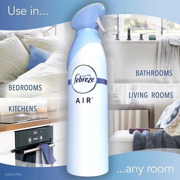 Febreze Air Freshener and Odor Eliminator Spray, Linen &amp; Sky and Hawaiian Aloha Scents, 8.8oz )