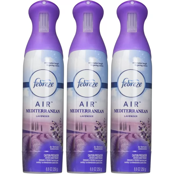 Febreze Air Freshener and Odor Eliminator Spray, Linen &amp; Sky and Hawaiian Aloha Scents, 8.8oz )