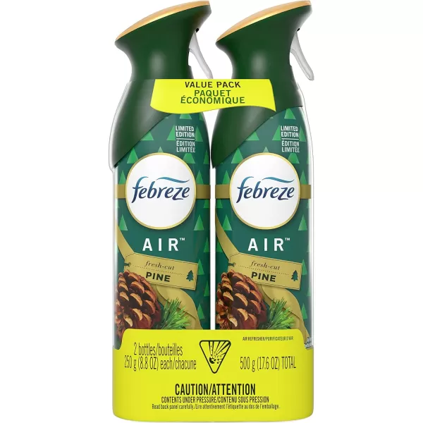 Febreze Air Freshener and Odor Eliminator Spray, Linen &amp; Sky and Hawaiian Aloha Scents, 8.8oz )
