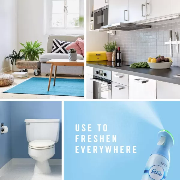 Febreze Air Freshener and Odor Eliminator Spray, Linen &amp; Sky and Hawaiian Aloha Scents, 8.8oz )