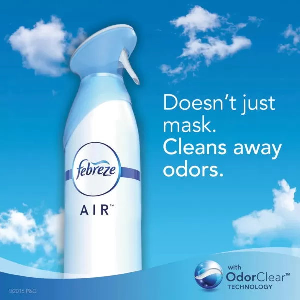 Febreze Air Freshener and Odor Eliminator Spray, Linen &amp; Sky and Hawaiian Aloha Scents, 8.8oz )