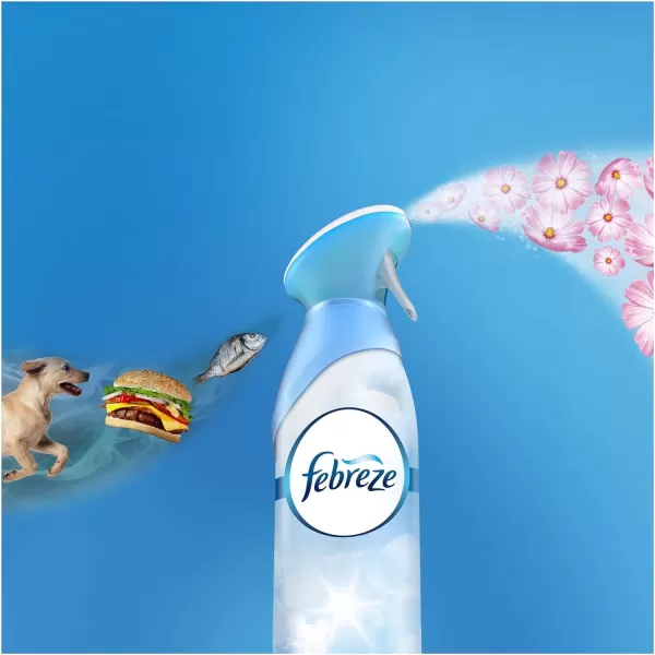 Febreze Air Mist Odor-Fighting Air Freshener Mixed Scent, Southern Lilac Mornings, Georgia Peach Orchard, Sweet Watermelon Vine, 8.8 oz. Aerosol Can, Pack of 3